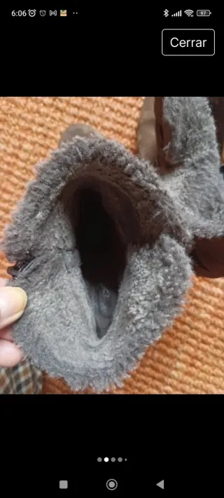 Botines de ante marrones con hebilla