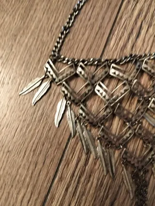 Pulsera de dedo estilo boho plateada