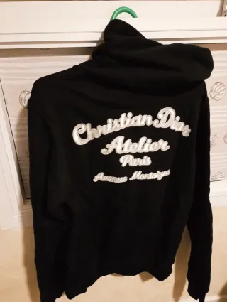 Sudadera Christian Dior Atelier Paris Negra
