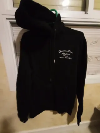 Sudadera Christian Dior Atelier Paris Negra