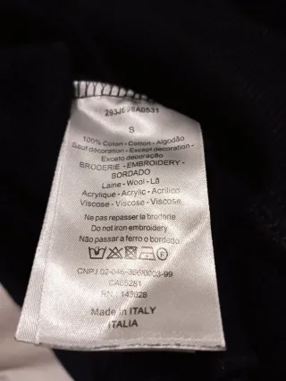 Sudadera Christian Dior Atelier Paris Negra