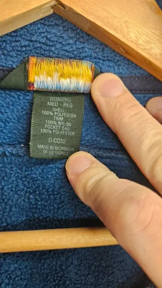 Fleece L.L.Bean Unisex Azul Talla M