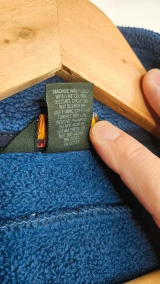 Fleece L.L.Bean Unisex Azul Talla M