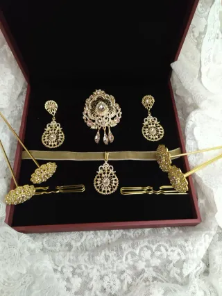 Aderezo de Fallera Oro Completo