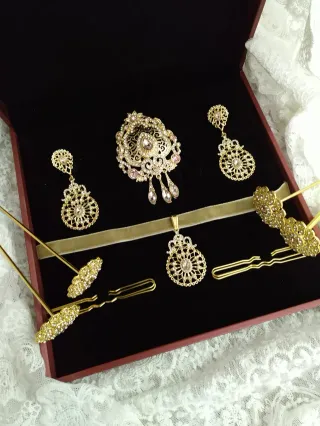 Aderezo de Fallera Oro Completo