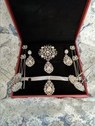 Aderezo Fallera Plata Nuevo