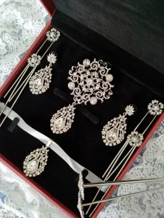 Aderezo Fallera Plata Nuevo