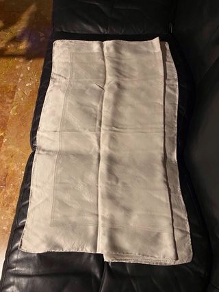 Foulard Loewe 100% Seta Grigio Perla