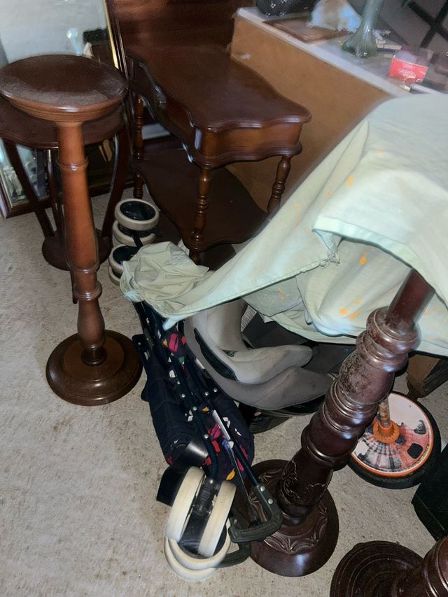 Mesas auxiliares de madera (2)