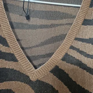 Jersey Zara Animal Print oversiza