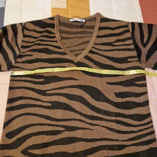 Jersey Zara Animal Print oversiza