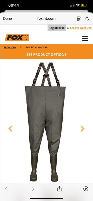 Fox HD XL Waders de pesca NUEVO SIN ABRIR
