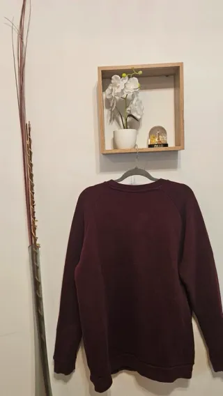 Sudadera Adidas Originals Trefoil Borgoña Talla L