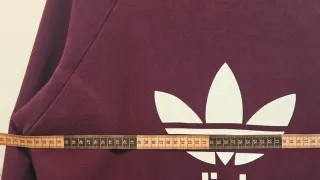 Sudadera Adidas Originals Trefoil Borgoña Talla L