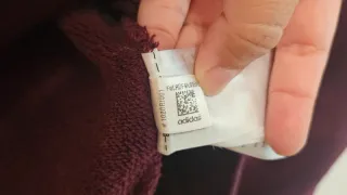 Sudadera Adidas Originals Trefoil Borgoña Talla L