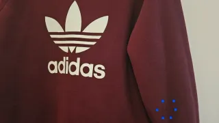 Sudadera Adidas Originals Trefoil Borgoña Talla L