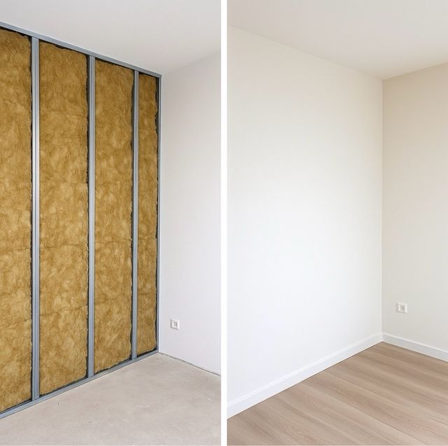 Ventana PVC y aislamiento