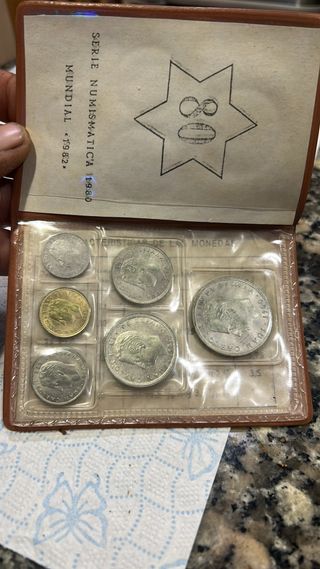 Colección monedas MUNDIAL 1980-1982