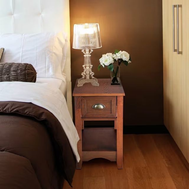 Tavolino con cassetto e ripiano, tavolino da divan