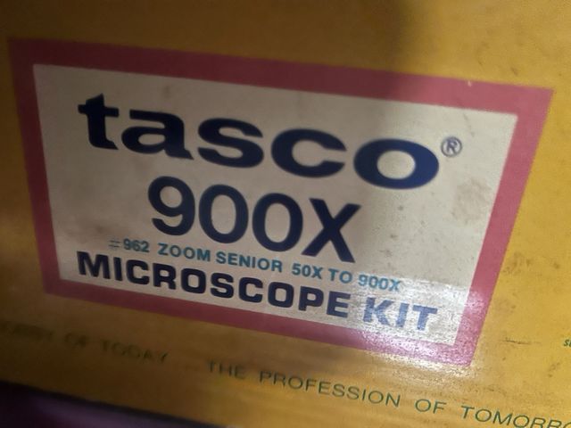 Microscopio Tasco con accesorios