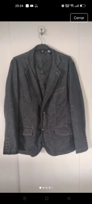 Blazer Zara Man Vaquero Talla 54