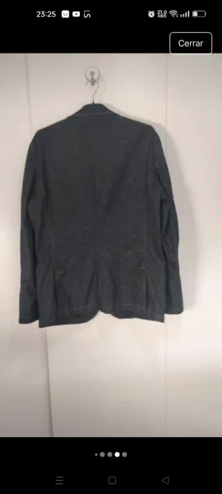 Blazer Zara Man Vaquero Talla 54
