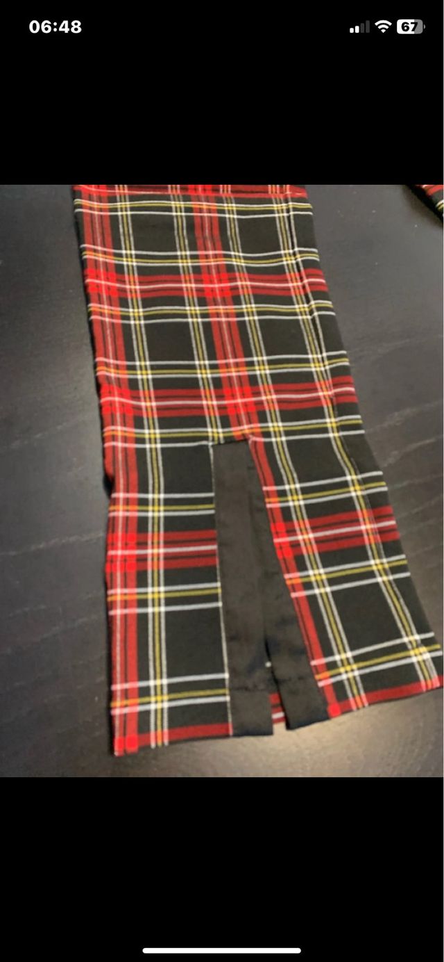 Pantaloni scozzesi Calzedonia taglia S