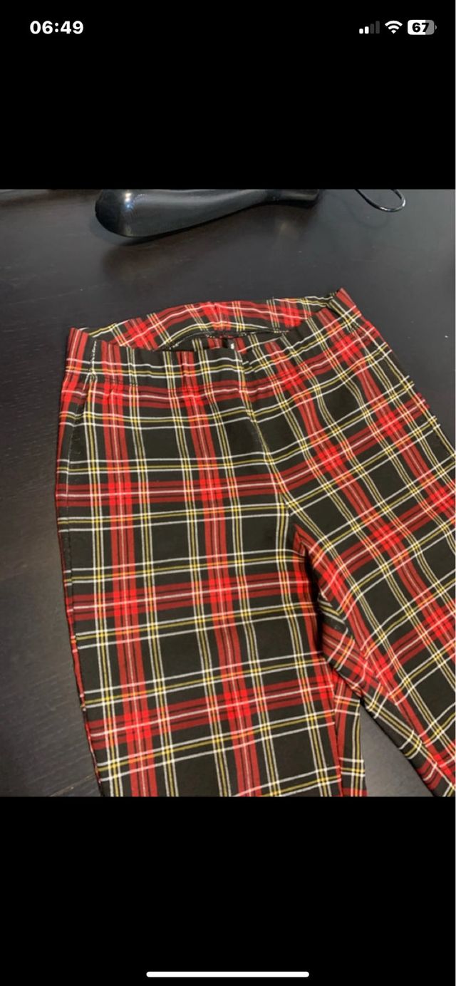 Pantaloni scozzesi Calzedonia taglia S