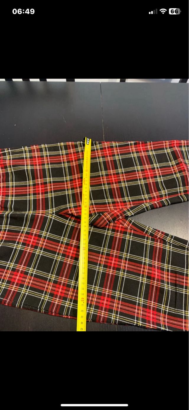 Pantaloni scozzesi Calzedonia taglia S