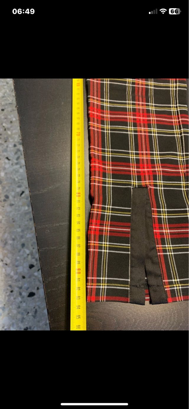 Pantaloni scozzesi Calzedonia taglia S