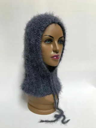 Passamontagna effetto pelliccia con lurex