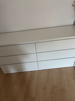 Cómoda Malm Ikea Blanca