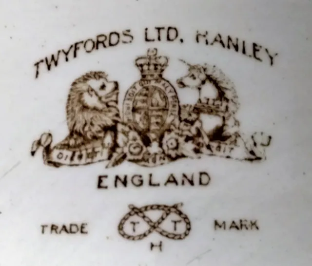 Lavabo de loza inglés TWIYFORDS S.XIX