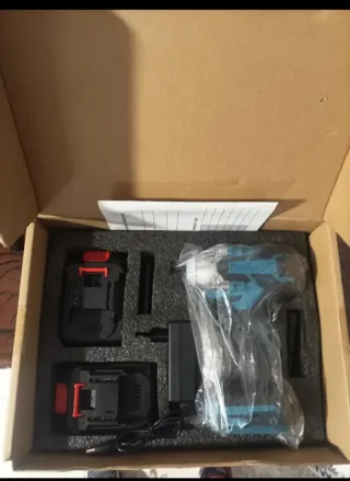 Pistola de impacto + 2 baterías litio