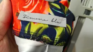 Falda fiesta Simona Blu floral