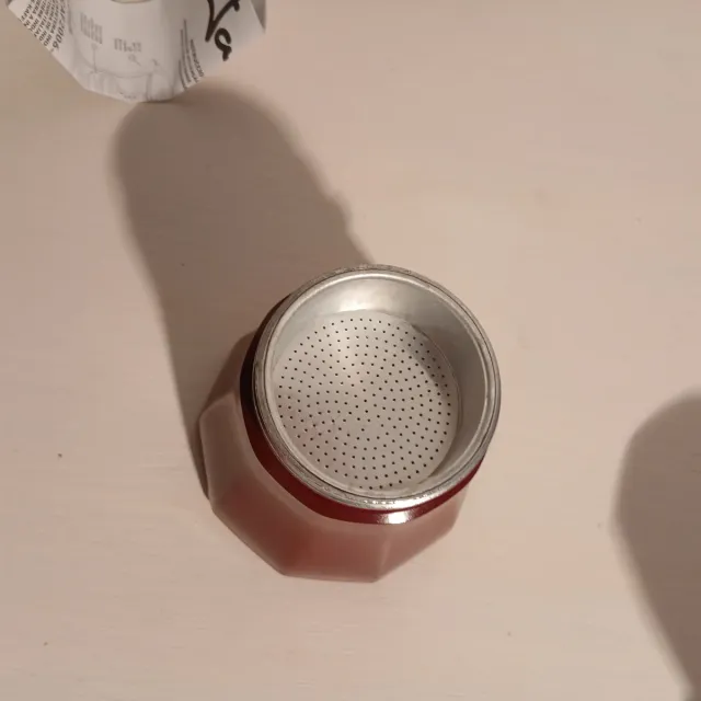 Cafetera Italiana Jata 6 Tazas Roja