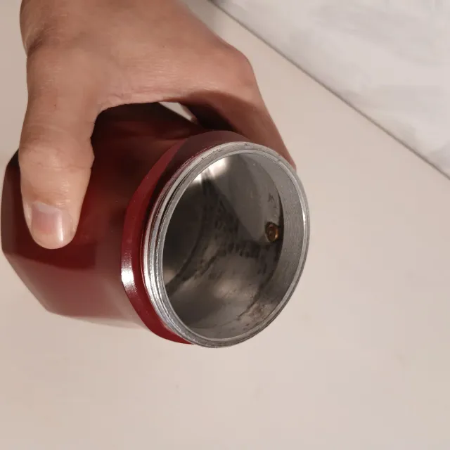 Cafetera Italiana Jata 6 Tazas Roja