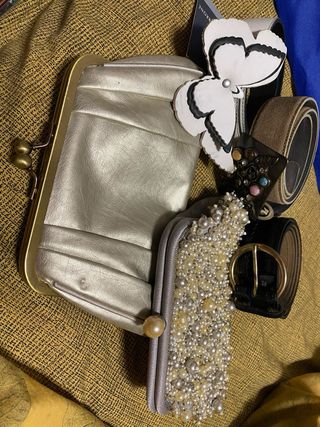 Bolsos de fiesta y cinturones