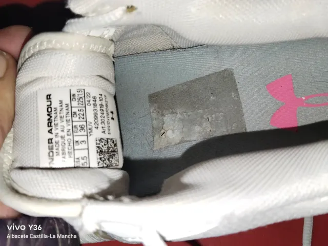 Zapatillas Under Armour Mujer Talla 35