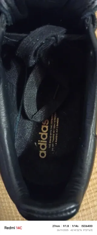 Scarpe Adidas Stan Smith nere oro