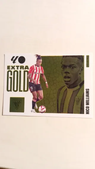 Cromo Nico Williams Extra Gold