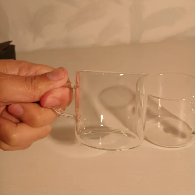 2 Tazze in Vetro Espresso 120 ml