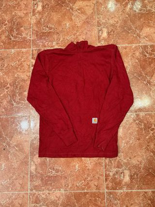 Carhartt vintage red zip sweatshirt zip yo