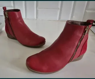 Botines Patricia Miller Rojos Talla 39