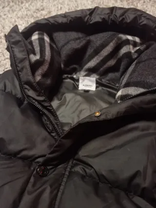 Abrigo Burberry Negro