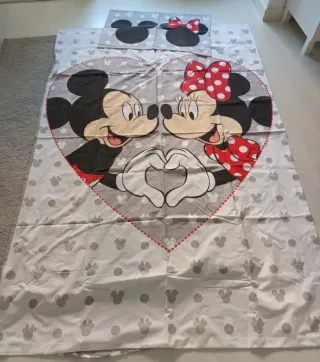 Funda Nórdica Mickey y Minnie Corazón