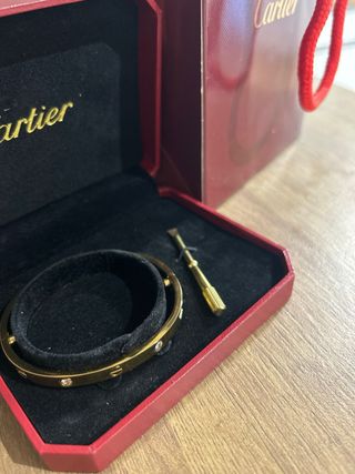 Pulsera Cartier Oro 18k Diamantes