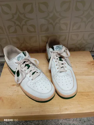 Zapatillas Nike Air Force 1 Blancas y Verdes