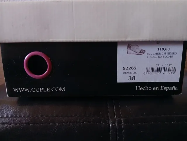 Zapatos Cuplé grises y negros