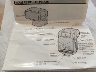 Flash Minolta Program 3500xi per fotocamere Sony alfa